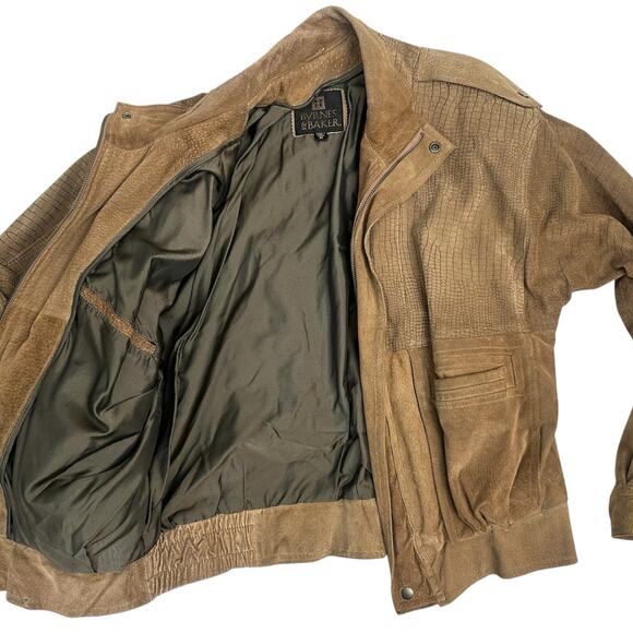 Vintage 80s Suede Leather Jacket - Picture 13 of 13